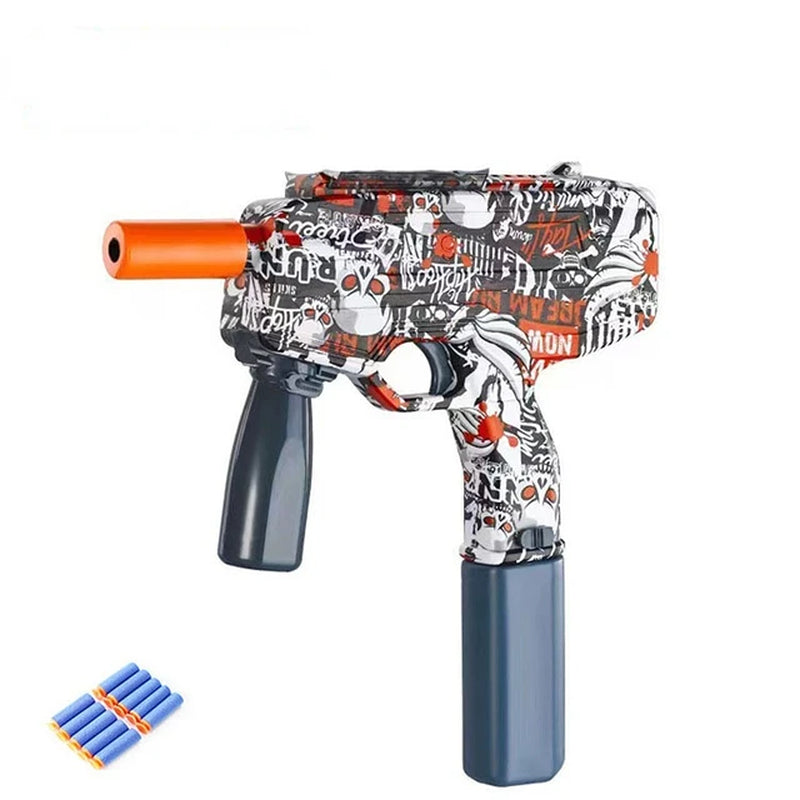 Gel Gun Toy Kid Pistol Gun with 10000 Bullets Soft Bullet Gun Suitable for 14 Boy & Girls and Adults Outdoor Game Fake Gun Toy
